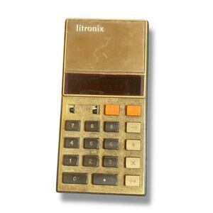 Vintage Litronix Calculator – Parts Only – Retro LED Tech